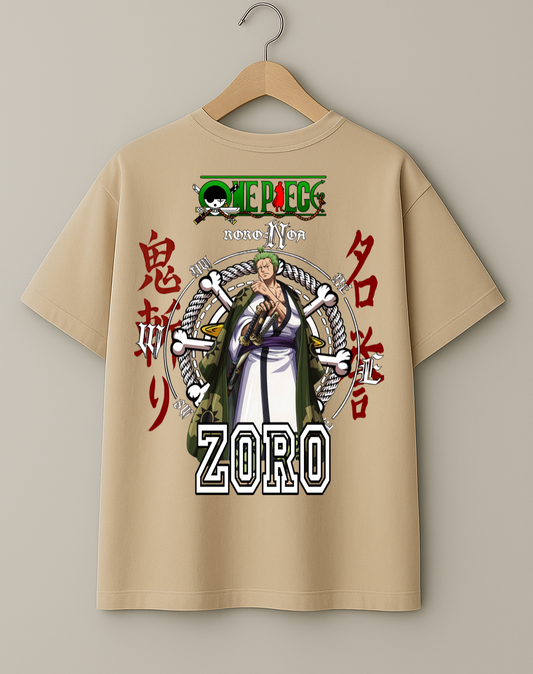 One Piece Zoro Wano Arc Premium Cotton Unisex T-Shirt – Anime Streetwear