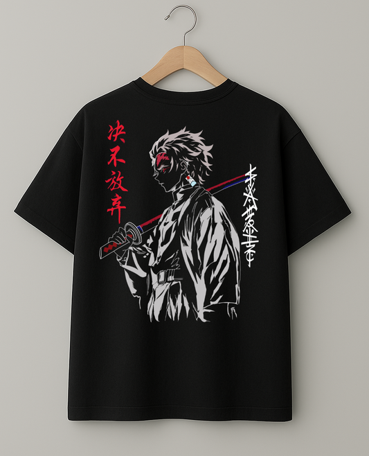 Tanjiro Anime T-Shirt – Demon Slayer Inspired Japanese Streetwear Tee