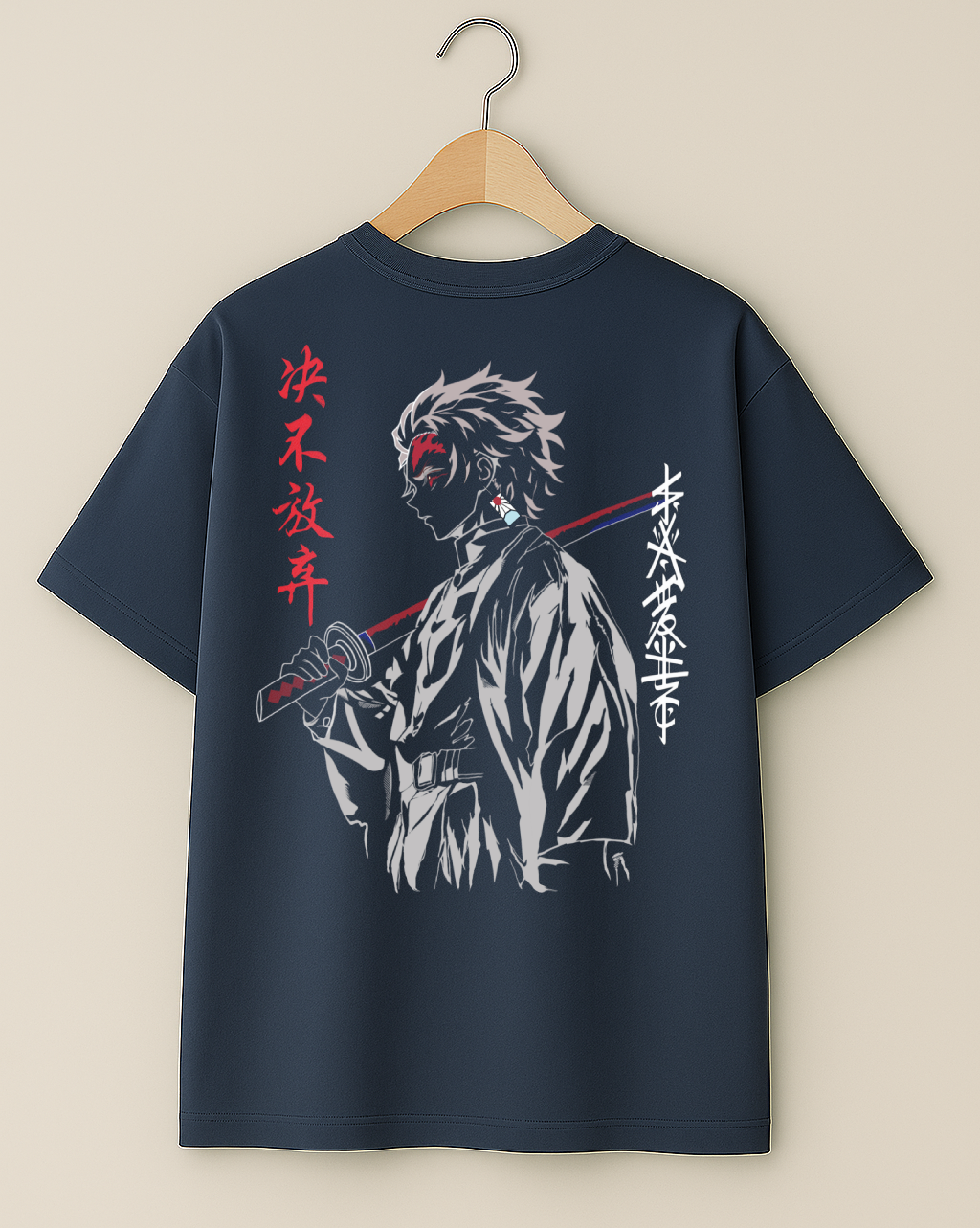 Tanjiro Anime T-Shirt – Demon Slayer Inspired Japanese Streetwear Tee