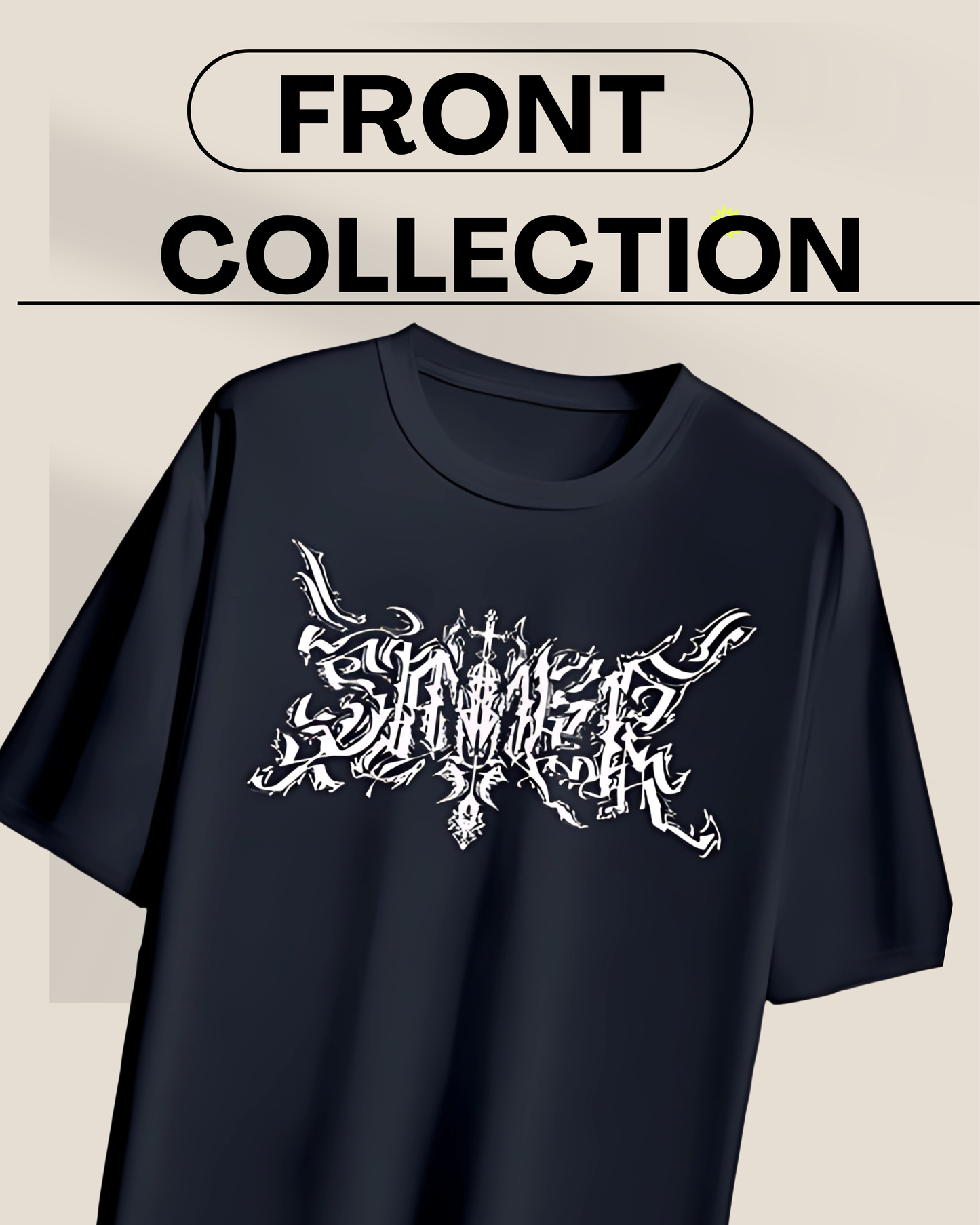 SINNER Printed T-Shirt for Men & Women with Premium Quality | Oversized Streetwear Tee