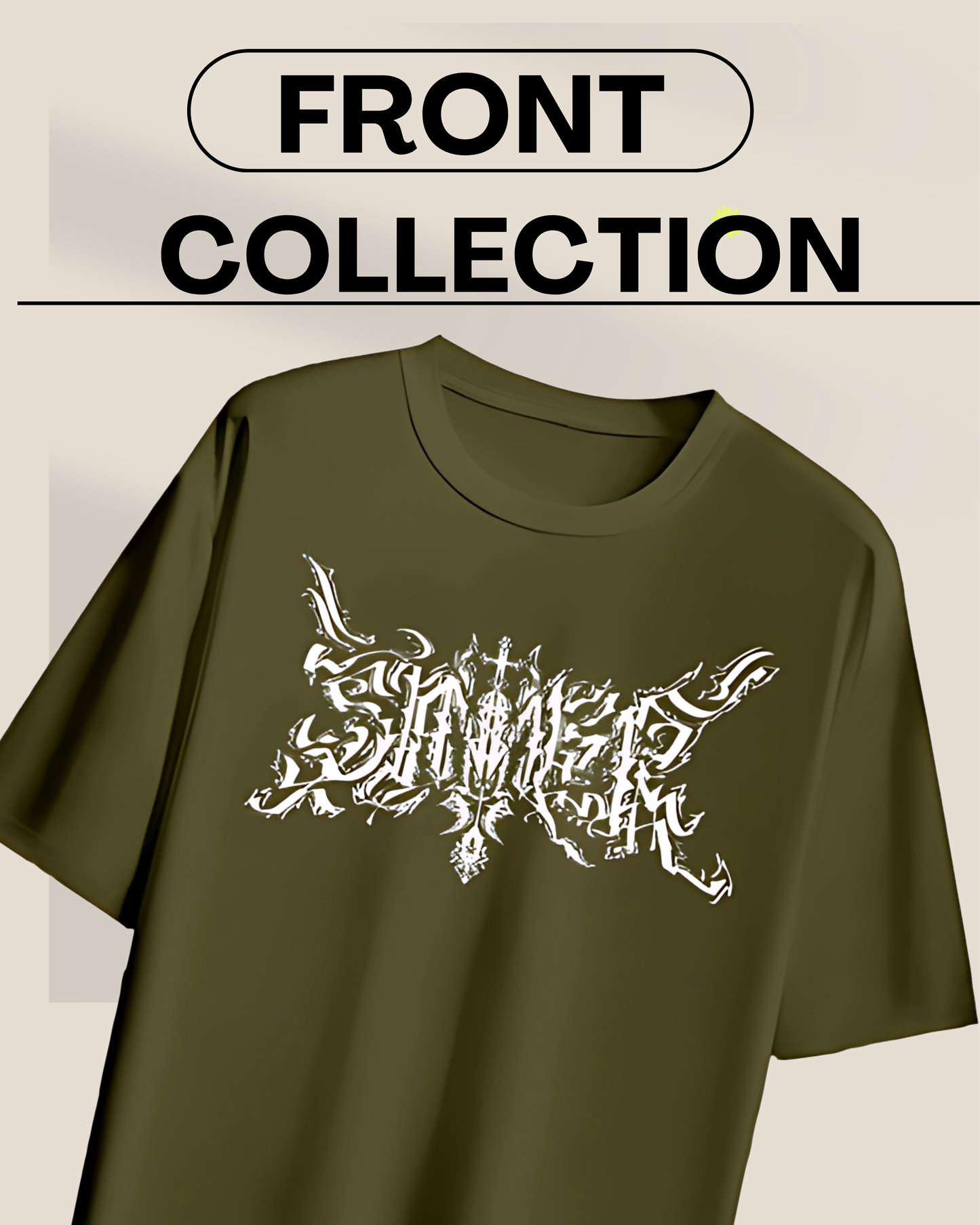 SINNER Printed T-Shirt for Men & Women with Premium Quality | Oversized Streetwear Tee