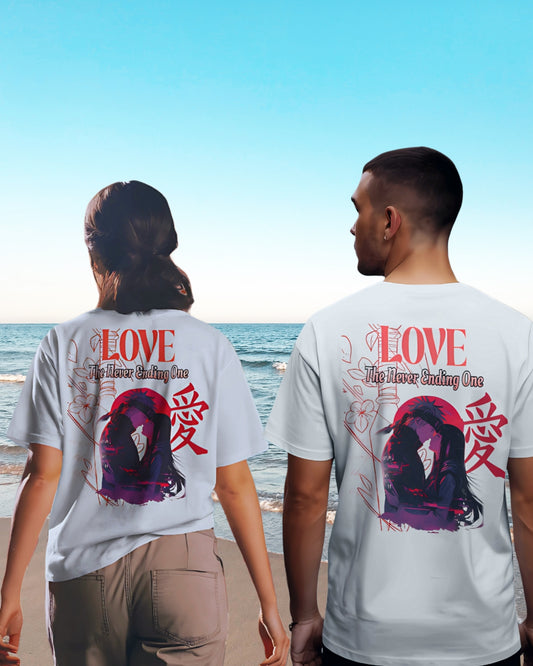 Naruto x Hinata “Never Ending Love” Anime T-Shirt