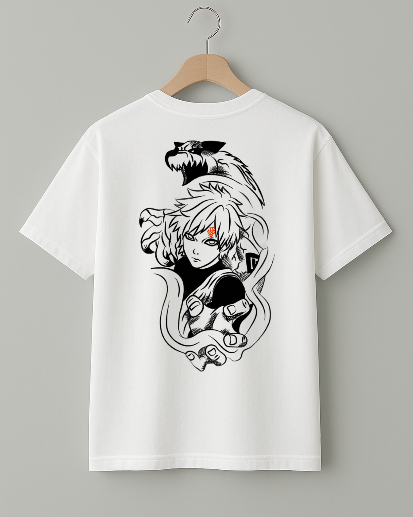 Anioth Gaara Naruto T-Shirt – Premium Anime Streetwear