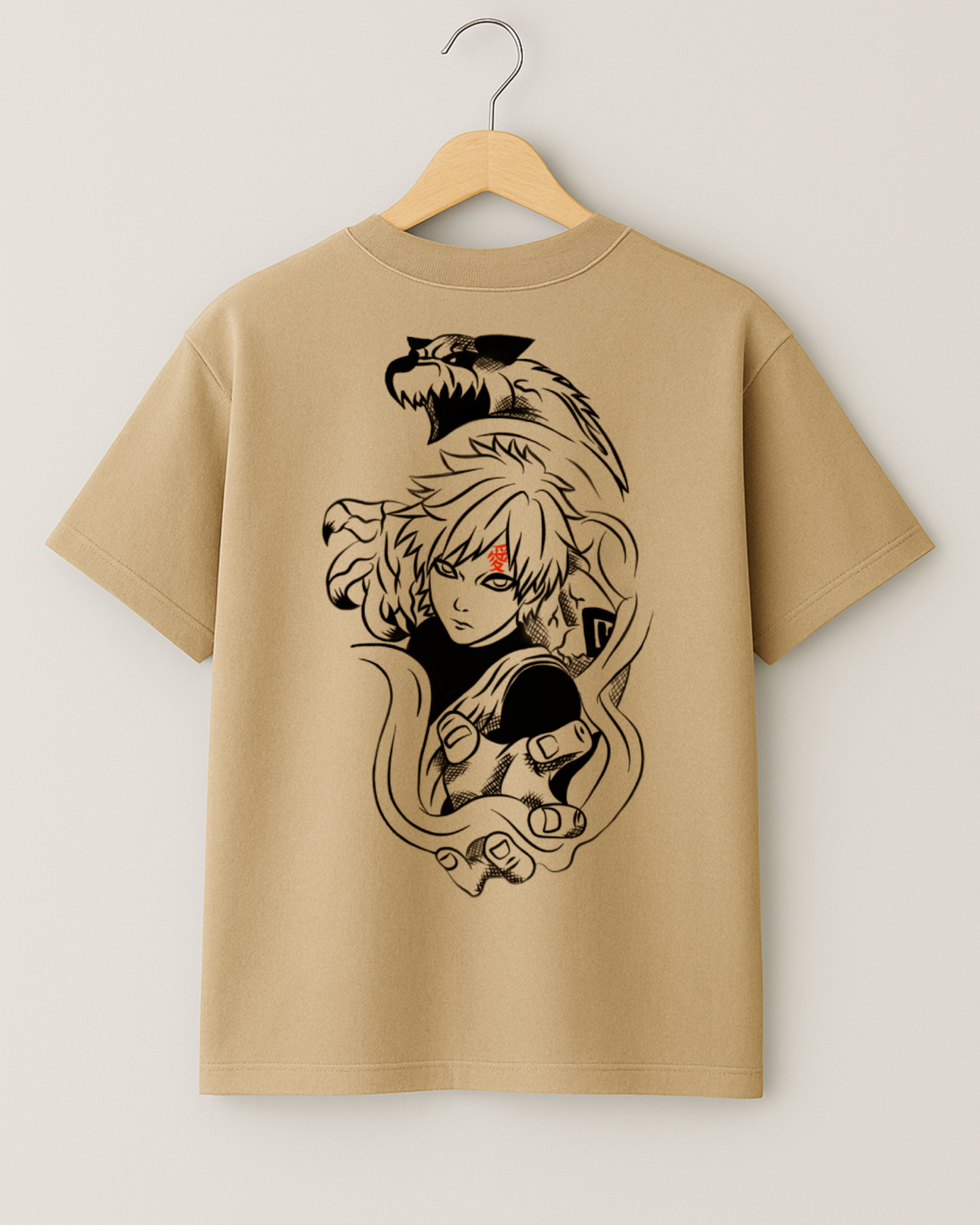 Anioth Gaara Naruto T-Shirt – Premium Anime Streetwear