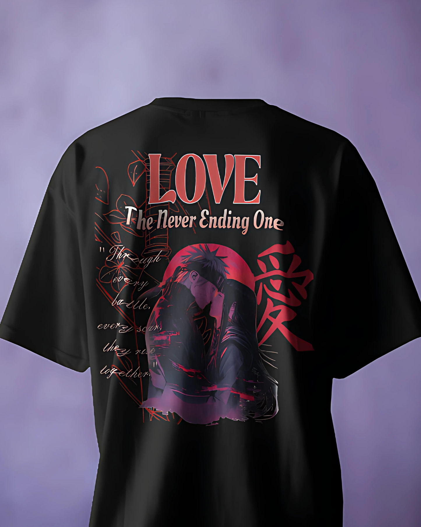 Naruto x Hinata “Never Ending Love” Anime T-Shirt