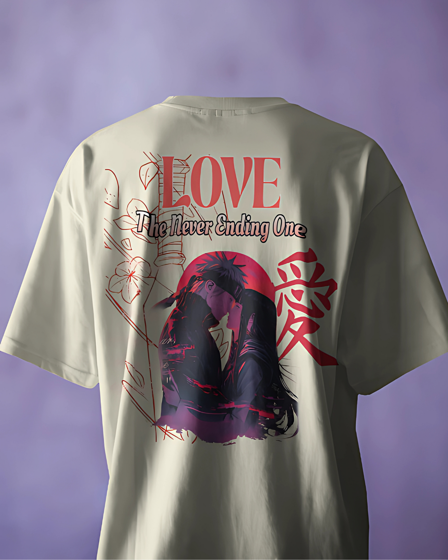 Naruto x Hinata “Never Ending Love” Anime T-Shirt