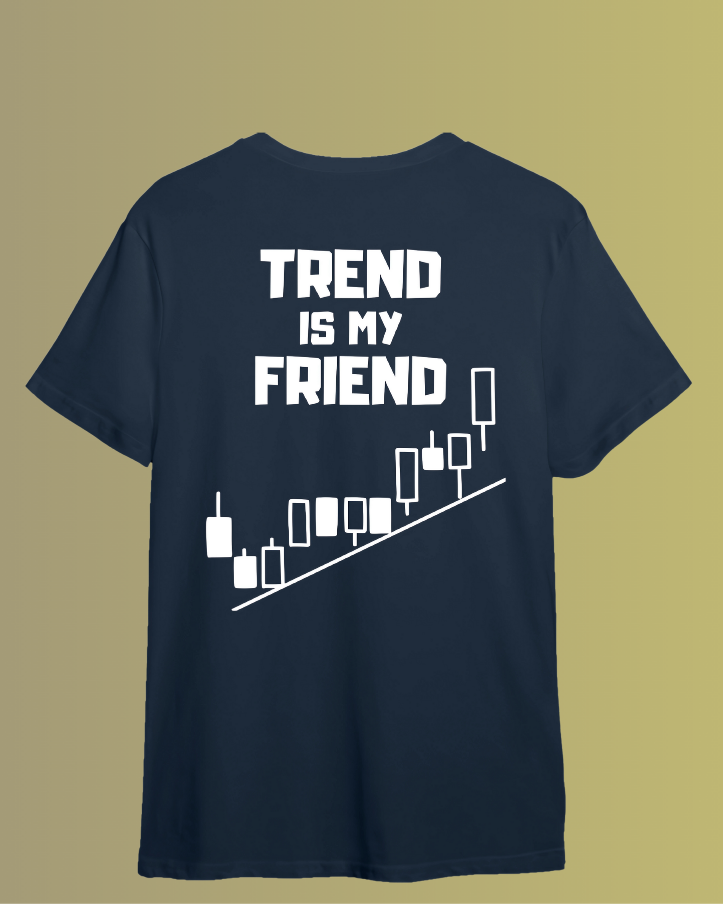 Trend Is My Friend | Premium 100% Cotton Stock Market T-Shirt